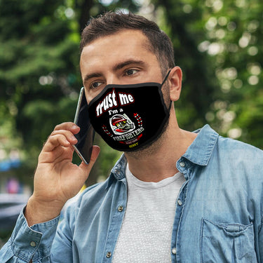 Personalized Dog Gift Idea - Trust Me I'm A Firefighter Rescue Squad For Dog Lovers - Cloth Mask